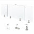 Tempered Glass Fence Kit - 12mm Clear — Three-Panel Kit (13 Feet)