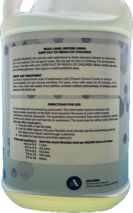 Muriatic Acid - 4 L