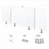 Tempered Glass Fence Kit - 12mm Clear — Five-Panel Kit (20 Feet)