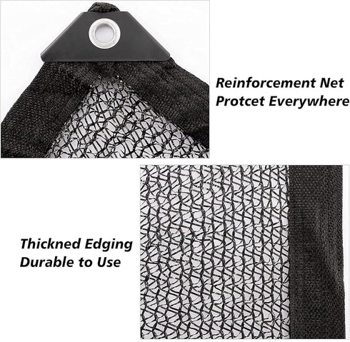 Toile Soleil - Black Inground Mesh Net - Various Sizes