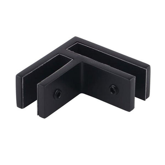 Glass Connector 90' Black